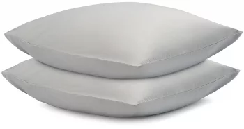 Набор наволочек из умягченного сатина Essential 70X70 / 70X70 CM серого цвета