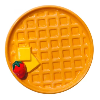 Поднос декоративный, good morning, waffle, D18,5 см