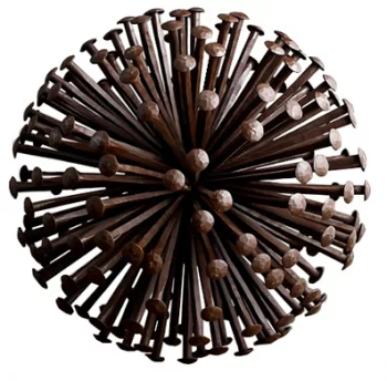 Декор 1920s Iron Nail Sphere 50X50X50 CM