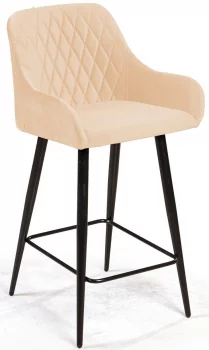 Стул полубарный Robert 48X49X93 CM бежевый