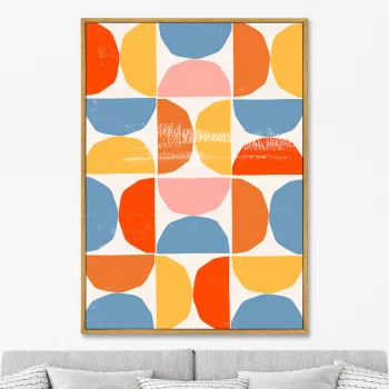 Постер на холсте Color vibes 75X105 CM