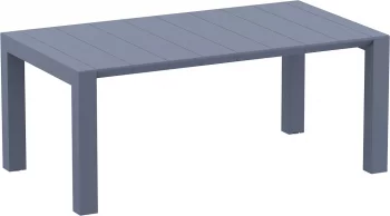 Стол пластиковый раздвижной Vegas 180-220X100X75 CM серый