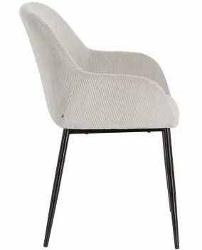 Стул с подлокотниками Konna 59X52X83 CM светло-серый
