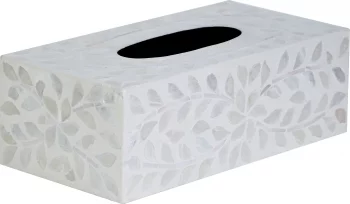 Салфетница с отделкой раковинами устриц 24X12X8 CM