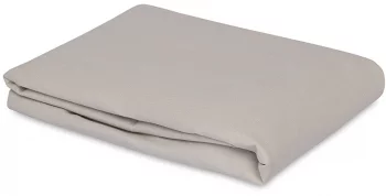 Простыня на резинке изо льна и хлопка Essential 180X200X30 CM серо-бежевого цвета