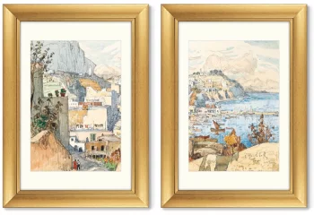 Диптих A View of Capri 51X71 / 51X71 CM