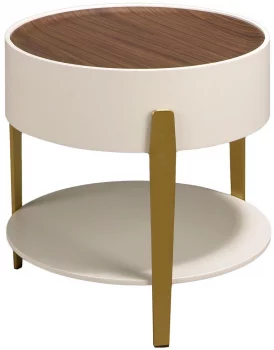 Круглый вспомогательный столик Roni 52X52X50 CM