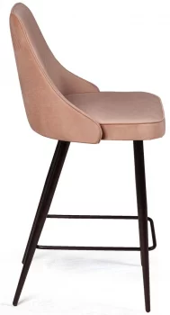 Стул полубарный Berg 47X50X99 CM бежевый