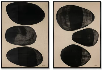 Композиция из двух репродукций картин на холсте Areas of Interest 75X105 / 75X105 CM