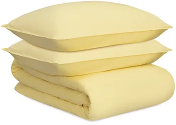 Комплект постельного из перкаля Essential 200X220 CM светло-желтого цвета