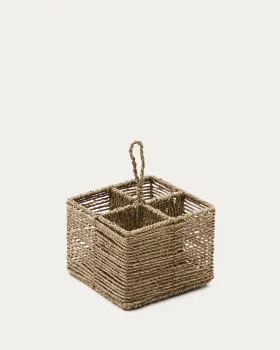 Корзина для столовых приборов из натурального волокна Tossa 20X20X15 CM