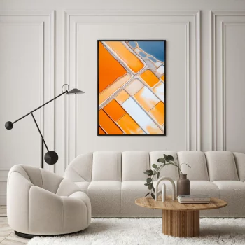 Постер на холсте Salt lakes 75X105 CM
