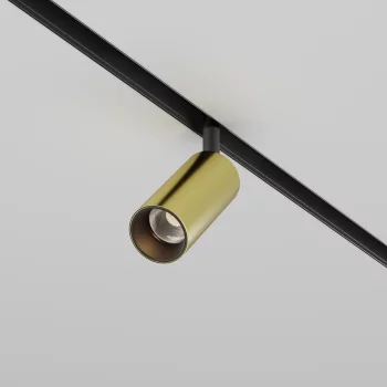Трековый светильник Focus LED черный/золотой
