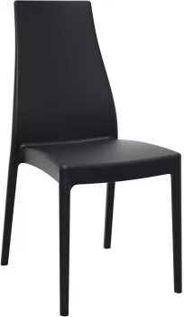 Стул пластиковый Miranda 45X56X94 CM чёрный