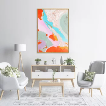 Постер на холсте River in the Namib Desert 75X105 CM