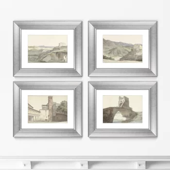 Постеры The Ponte Salario near Rome 51X41 / 51X41 / 51X41 / 51X41 CM
