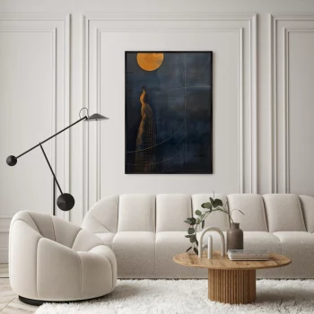 Постер на холсте The lonely one 75X105 CM