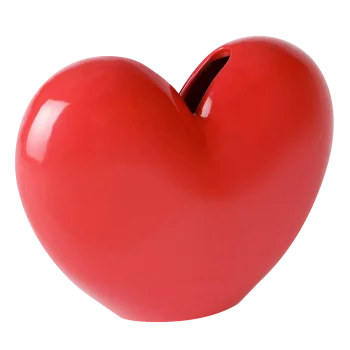 Керамическая ваза для цветов Love 21X8X16 CM