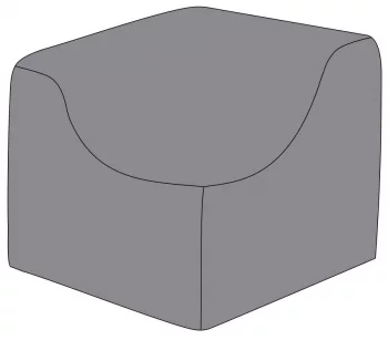 Защитный чехол на угловой модуль Лунго 86X86X65 CM
