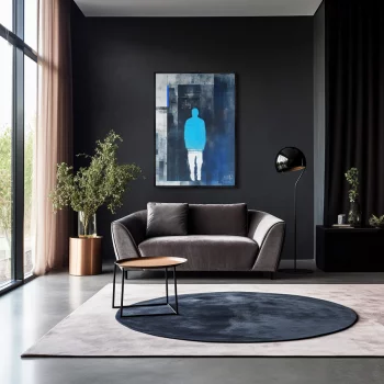 Постер на холсте Little big city 75X105 CM
