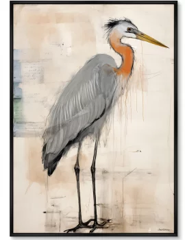 Набор из двух постеров на холсте Herons 75X105 / 75X105 CM