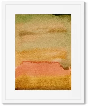 Постер в раме Hot sunset in July 42X52 CM