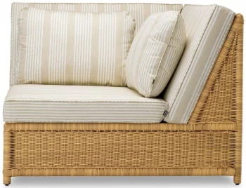 Уличный модуль дивана Hampton Corner 114X114X88 CM