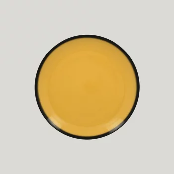 Тарелка круглая RAK Porcelain LEA Yellow 27 см (желтый цвет)