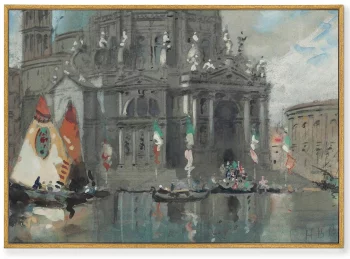 Постер на холсте Santa Maria Della Salute Venice 105X75 CM