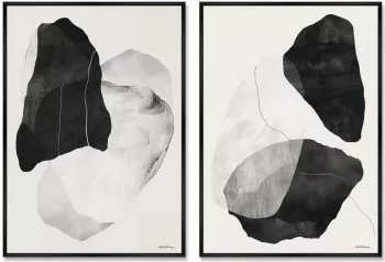 Набор из двух постеров на холсте Air Stones 75X105 / 75X105 CM