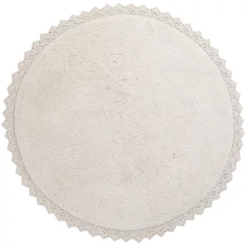 Круглый хлопковый ковёр Perla Ø110 CM