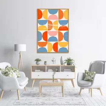 Постер на холсте Color vibes 75X105 CM