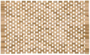 Коврик для ванной из тика Azuray 60X40 CM