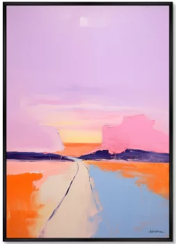 Постер на холсте Purple and Pink 75X105 CM