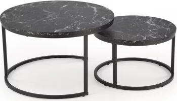 Комплект из двух столиков Java 79X79X47 / 59X59X37 CM