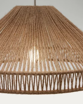 Подвесной абажур Pontos из джута с натуральной отделкой 45X20 CM