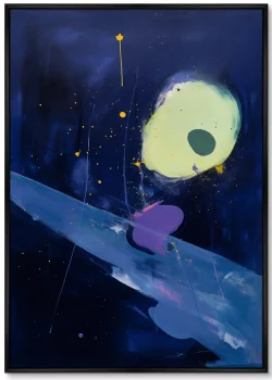 Набор из двух постеров на холсте Galactic space 75X105 / 75X105 CM