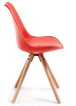 Стильный стул Lars 48X56X82 красный