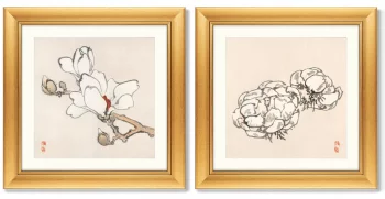 Диптих Blossoms 61X61 / 61X61 CM
