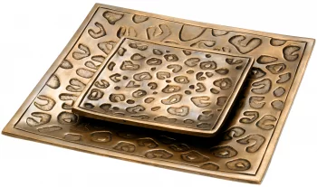 Комплект из двух декоративных чаш Jaguar 15X15 / 25X25 CM