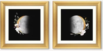 Диптих Lunar composition No3 61X61 / 61X61 CM