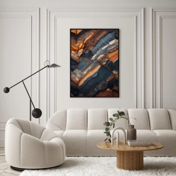Постер на холсте Stone Color Palette 75X105 CM