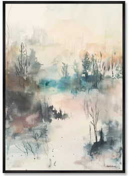 Набор из двух постеров на холсте Morning over the Forest 75X105 / 75X105 CM