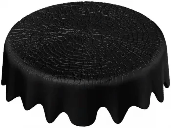 Платформа для подачи Black Raw Wood Ø25 CM