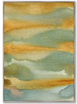 Постер The river bank and the hills beyond 75X105 CM