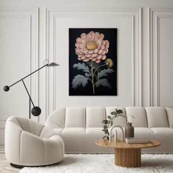 Постер на холсте Lonely flower 75X105 CM