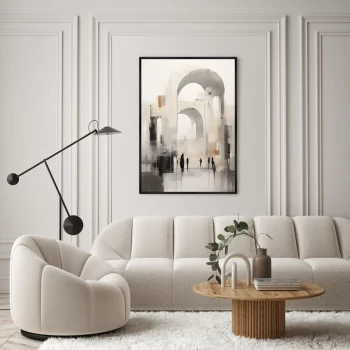 Постер на холсте Graceful arches 75X105 CM