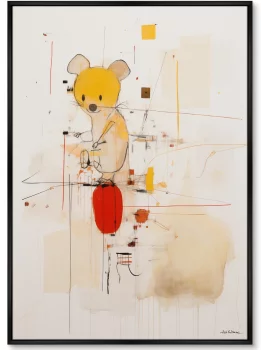 Постер на холсте Oh those mice 75X105 CM