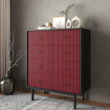 Комод Emerson 90X45X110 CM Red