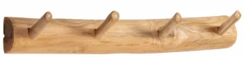 Настенная вешалка из тика Gaillech 63X11X7 CM